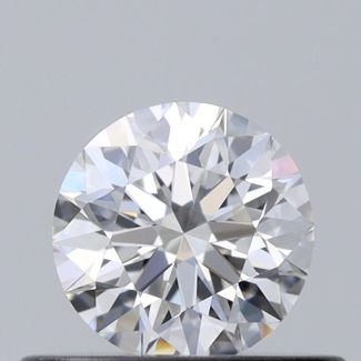 0.41 Carat Round E IF EX GIA Natural Diamond