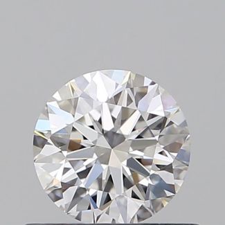 0.56 Carat Round E VVS1 EX GIA Natural Diamond