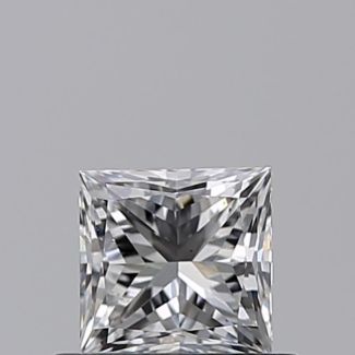 0.50 Carat Princess D SI1 - EX VG GIA Natural Diamond