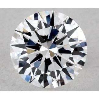 0.33 Carat Round E VVS2 EX VG GIA Natural Diamond