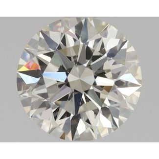 0.9 Carat Round I VVS2 EX IGI Natural Diamond