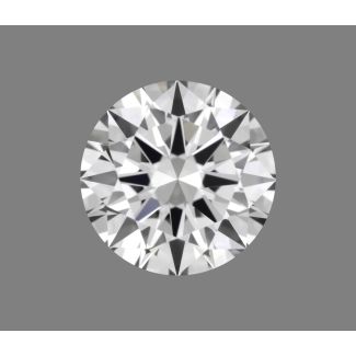 0.44 Carat Round F IF EX GIA Natural Diamond