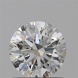 0.70 Carat Round F SI1 EX GIA Natural Diamond