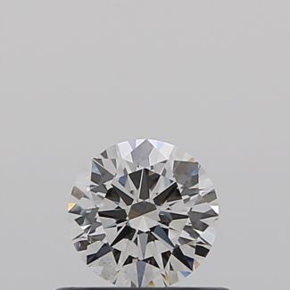 0.40 Carat Round F SI2 VG EX GIA Natural Diamond