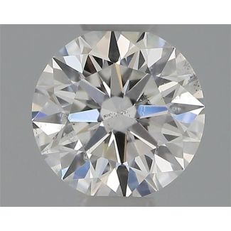 0.32 Carat Round F SI1 EX GIA Natural Diamond