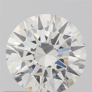 0.53 Carat Round H SI1 EX GIA Natural Diamond