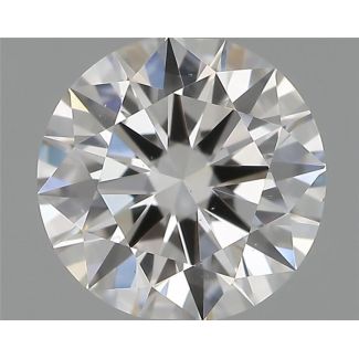 0.50 Carat Round E VS2 EX GIA Natural Diamond