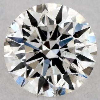 0.24 Carat Round G SI2 EX GIA Natural Diamond