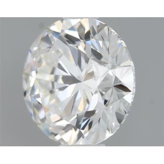 0.54 Carat Round H VVS1 EX GIA Natural Diamond