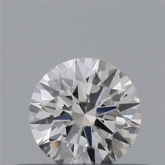 0.31 Carat Round E VVS2 EX GIA Natural Diamond