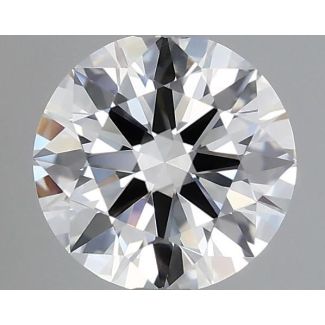 0.45 Carat Round I VVS1 EX GIA Natural Diamond