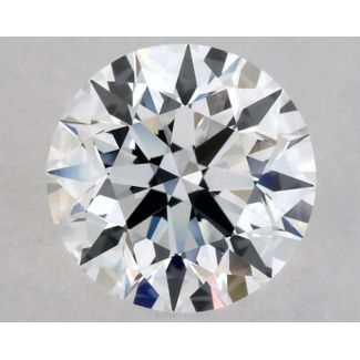 0.58 Carat Round E VS1 EX GIA Natural Diamond