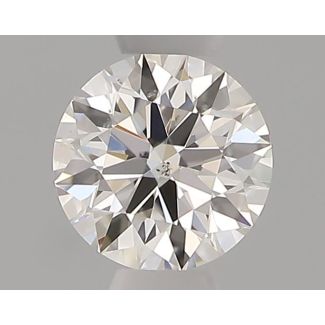 0.32 Carat Round G SI1 EX GIA Natural Diamond