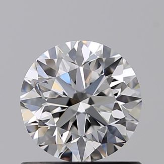 0.71 Carat Round D VVS1 VG EX GIA Natural Diamond