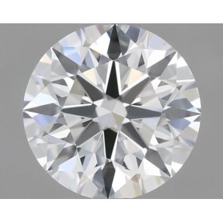 0.52 Carat Round G VS1 EX GIA Natural Diamond