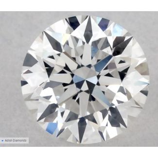 0.50 Carat Round E SI2 EX GIA Natural Diamond