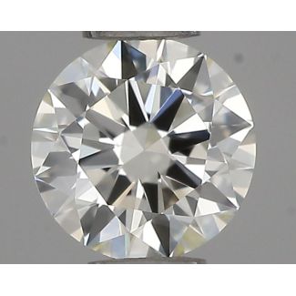 0.3 Carat Round I VVS1 EX IGI Natural Diamond