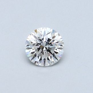 0.53 Carat Round E VVS1 VG EX GIA Natural Diamond