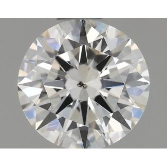 0.7 Carat Round H SI2 EX VG GIA Natural Diamond