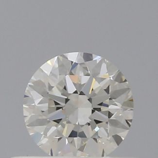 0.40 Carat Round I VS1 VG EX GIA Natural Diamond