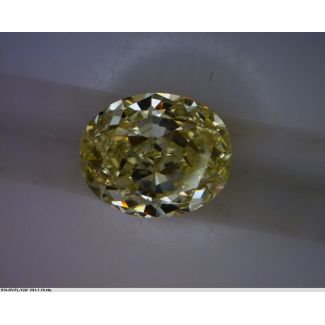 1.1 Carat Oval Fancy Light Yellow VS1 - GD GIA Natural Diamond