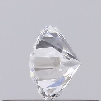 0.29 Carat Round D VVS2 EX GIA Natural Diamond