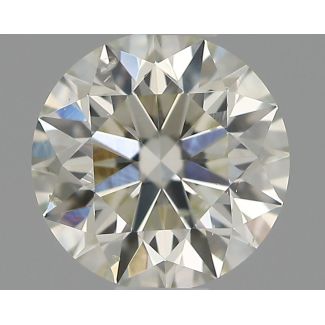 0.52 Carat Round H SI1 EX IGI Natural Diamond