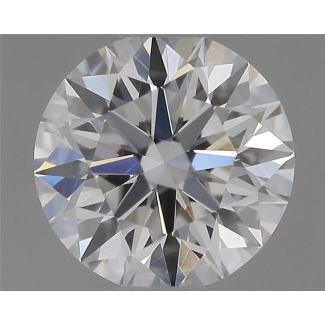 0.4 Carat Round F VS1 EX GIA Natural Diamond