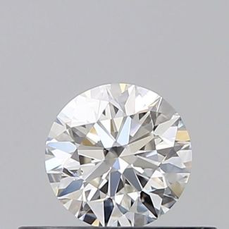 0.31 Carat Round F VS2 EX VG GIA Natural Diamond