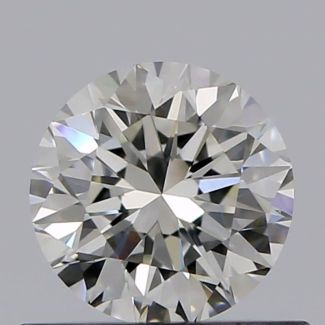 0.50 Carat Round I VVS1 VG EX GIA Natural Diamond