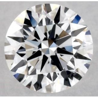 0.53 Carat Round D VVS1 EX GIA Natural Diamond