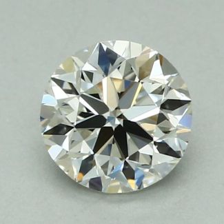 0.4 Carat Round H VVS2 VG EX GIA Natural Diamond