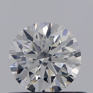 0.45 Carat Round H SI1 VG EX GIA Natural Diamond