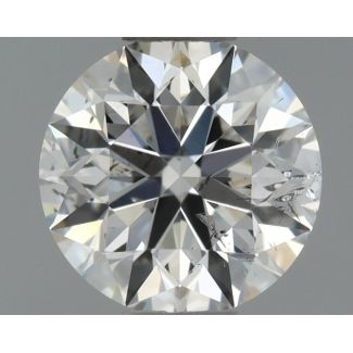 0.5 Carat Round E SI2 EX GIA Natural Diamond