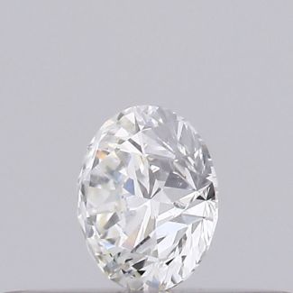 0.18 Carat Round F SI2 EX VG GIA Natural Diamond