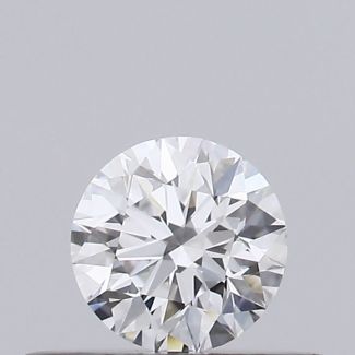 0.26 Carat Round E VVS1 EX GIA Natural Diamond