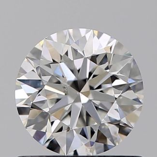 0.70 Carat Round F SI2 EX GIA Natural Diamond