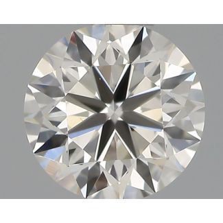 0.4 Carat Round H VVS2 VG EX IGI Natural Diamond