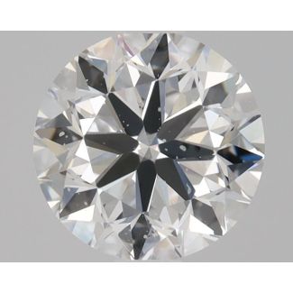 0.7 Carat Round D SI2 VG EX GIA Natural Diamond