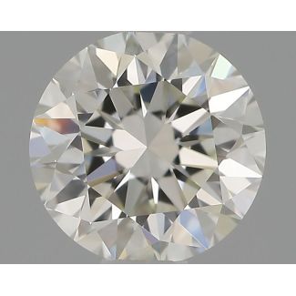 0.5 Carat Round H VVS2 EX IGI Natural Diamond