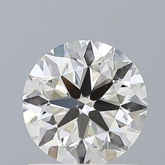 0.9 Carat Round H VVS2 VG EX GIA Natural Diamond