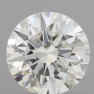 0.54 Carat Round G VS2 EX GIA Natural Diamond