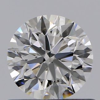 0.60 Carat Round F VS1 VG EX GIA Natural Diamond