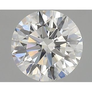 0.51 Carat Round H VS2 EX GIA Natural Diamond