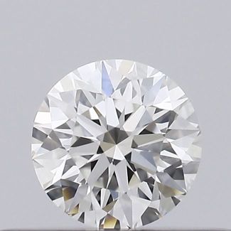 0.24 Carat Round G VVS2 EX GIA Natural Diamond