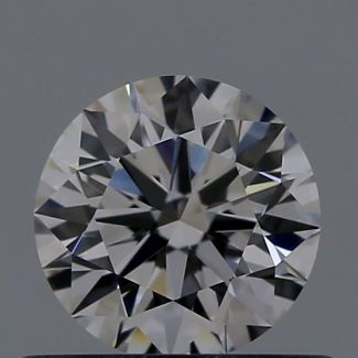 0.5 Carat Round E IF EX GIA Natural Diamond