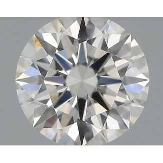 0.33 Carat Round G VS1 EX IGI Natural Diamond