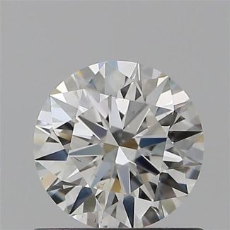 0.57 Carat Round G VS2 EX IGI Natural Diamond