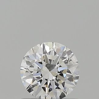 0.56 Carat Round E VS2 EX GIA Natural Diamond