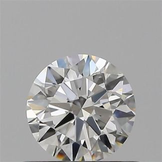 0.45 Carat Round H VS2 EX GIA Natural Diamond